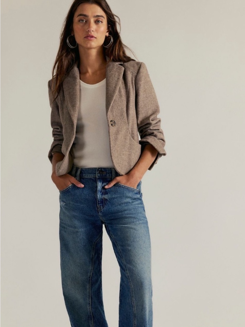 Free People Neutral Jacket